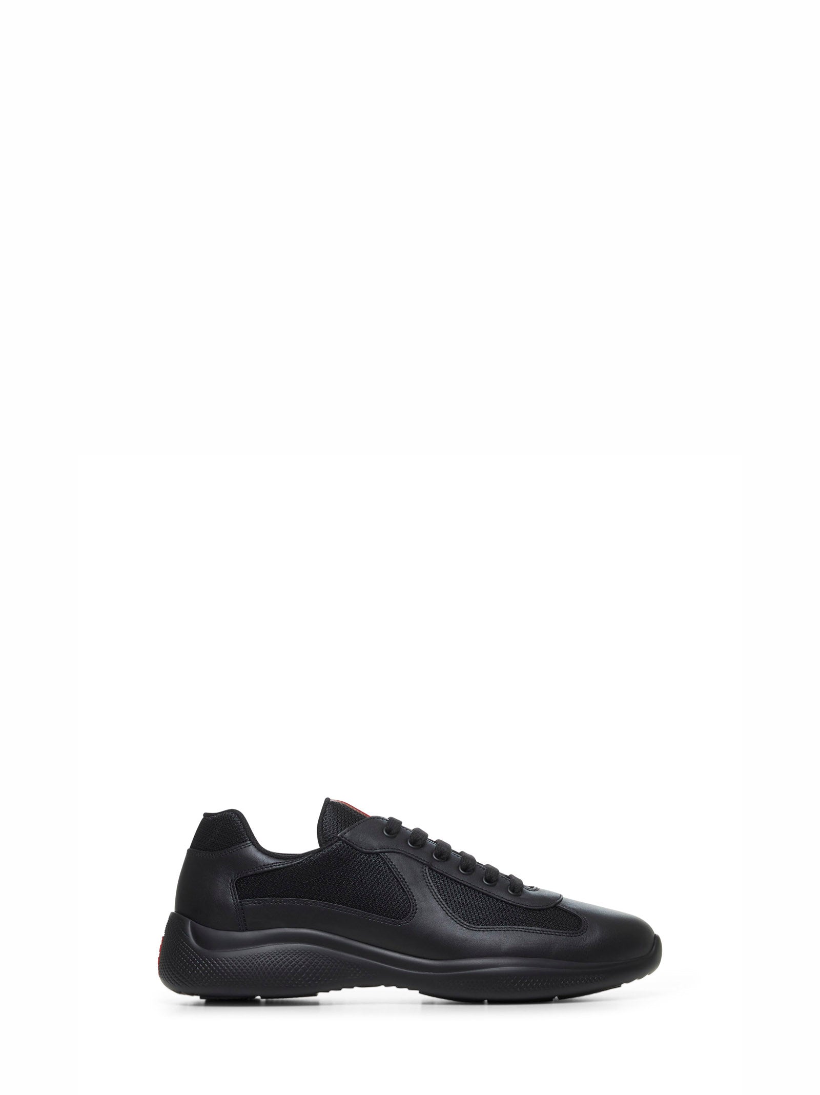 Prada Calzature Men Black Prada America's Cup Sneakers