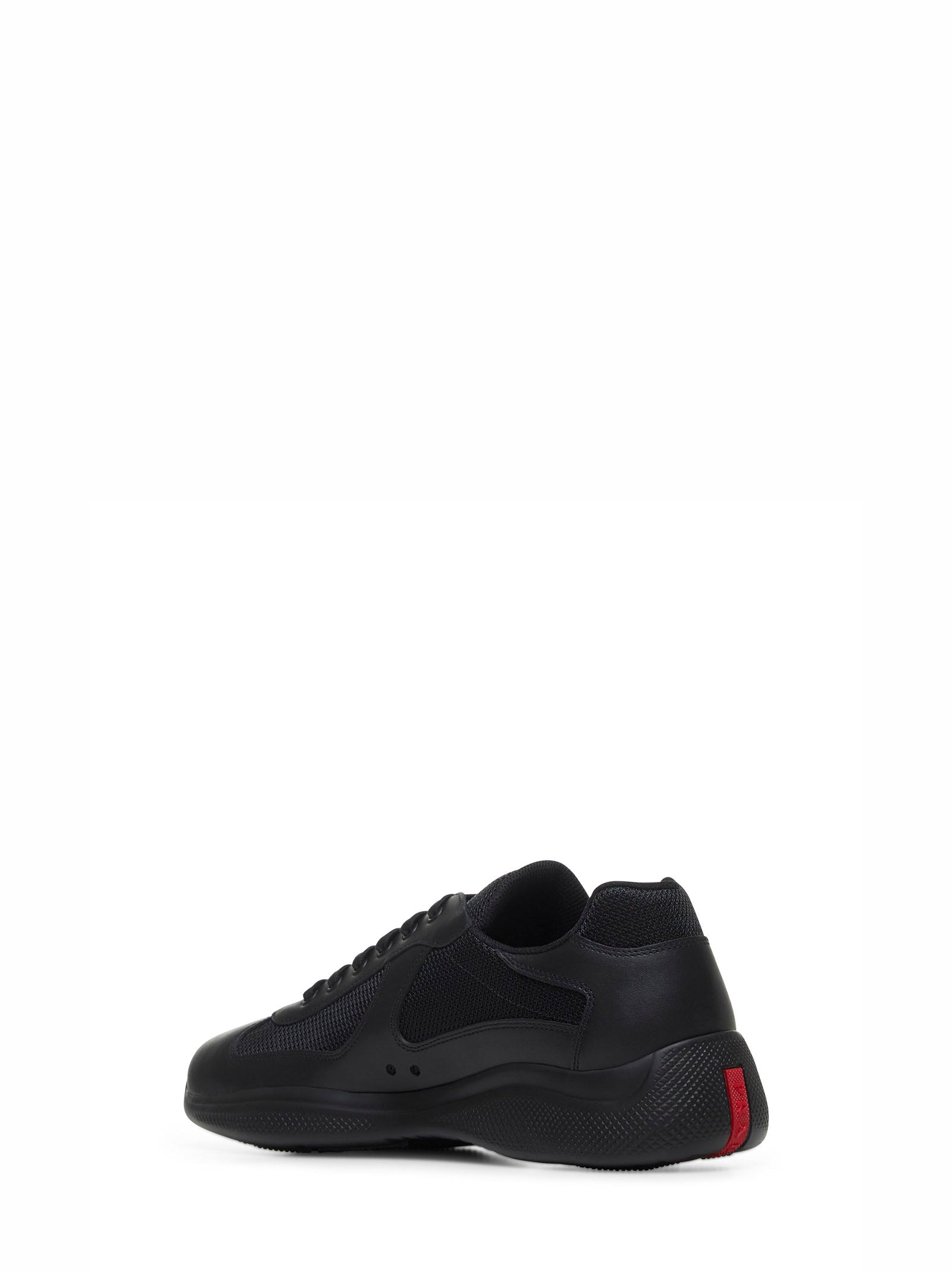 Prada Calzature Men Black Prada America's Cup Sneakers
