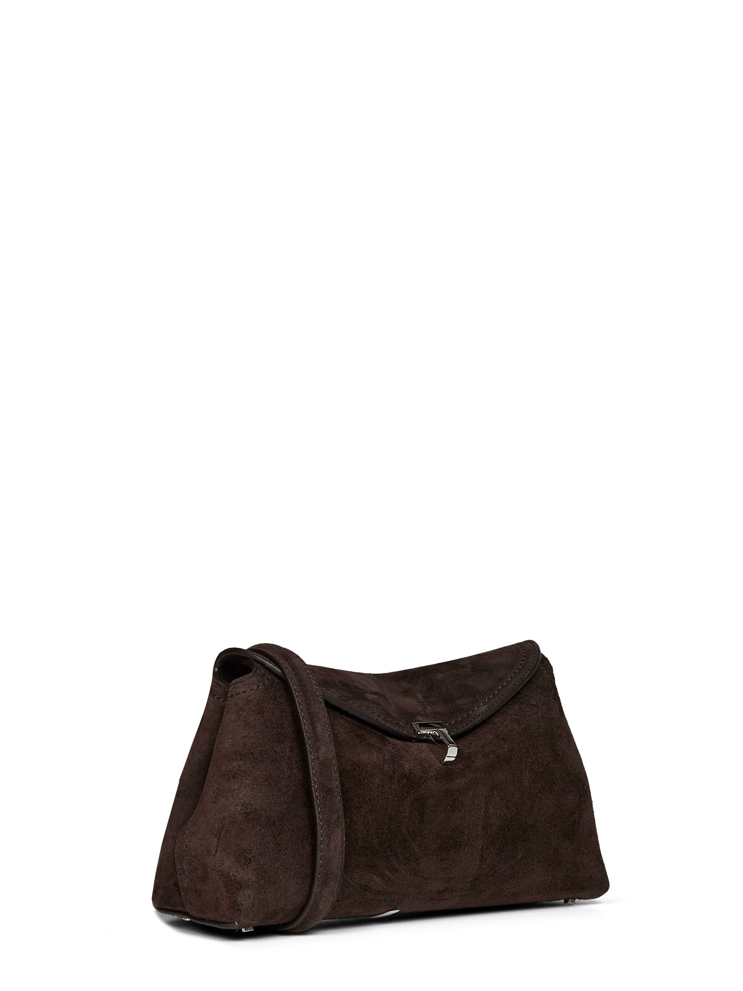 Toteme Women Brown T-Lock Clutch Bag