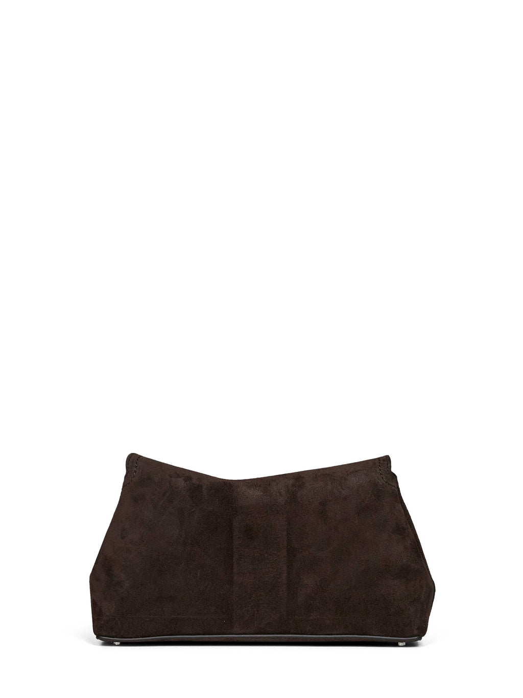 Toteme Women Brown T-Lock Clutch Bag
