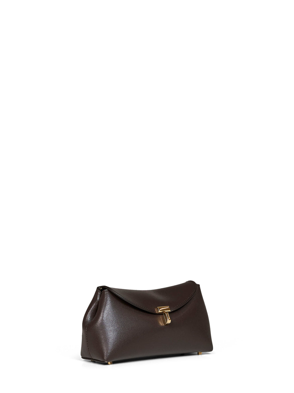 Toteme Women Bark Mini T-Lock Clutch Bag