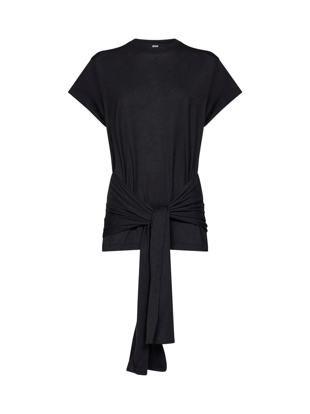 Toteme Women Black Jersey Tie-Waist Top