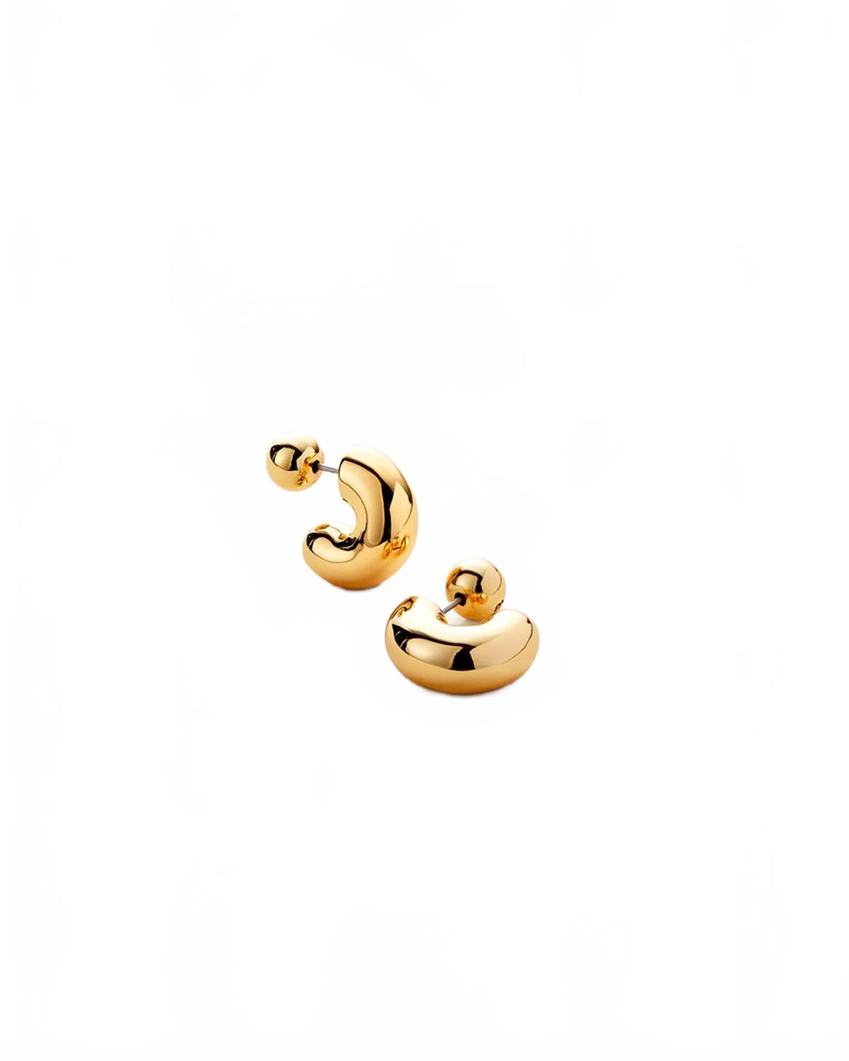 Small Tomme Hoops In Gold