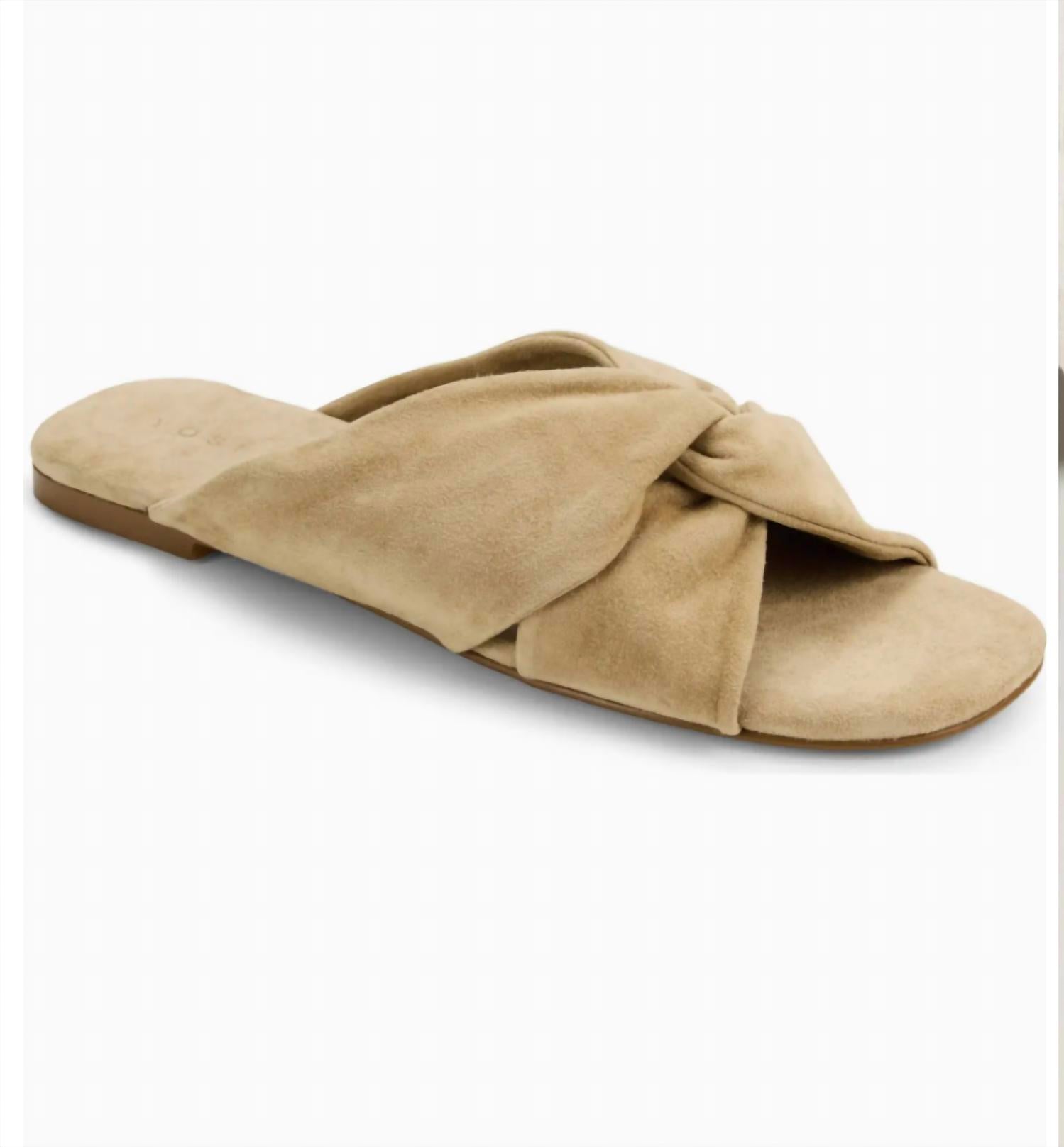 Women's Nadia Slide Sandals In Oat Suede
