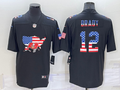 Men's Tampa Bay Buccaneers Tom Brady #12 Black Player Jersey1