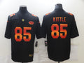 Men's San Francisco 49ers #85 George Kittle Black Game Player Jersey1