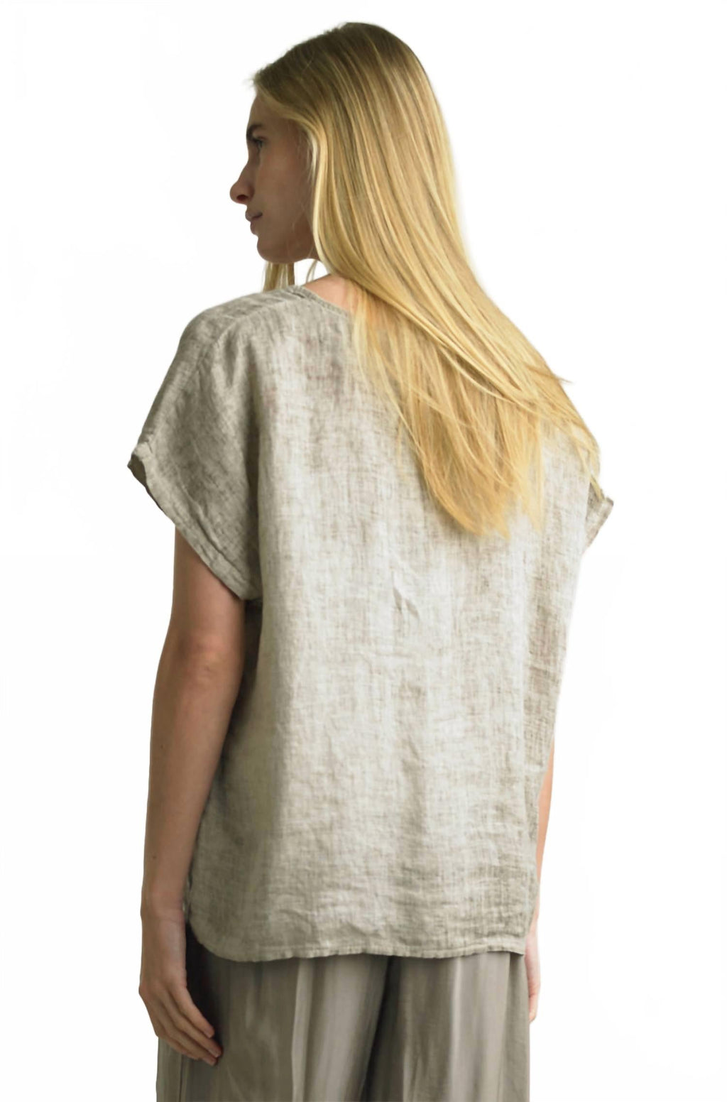 Love Me At My Best Scoop Neck Top In Beige