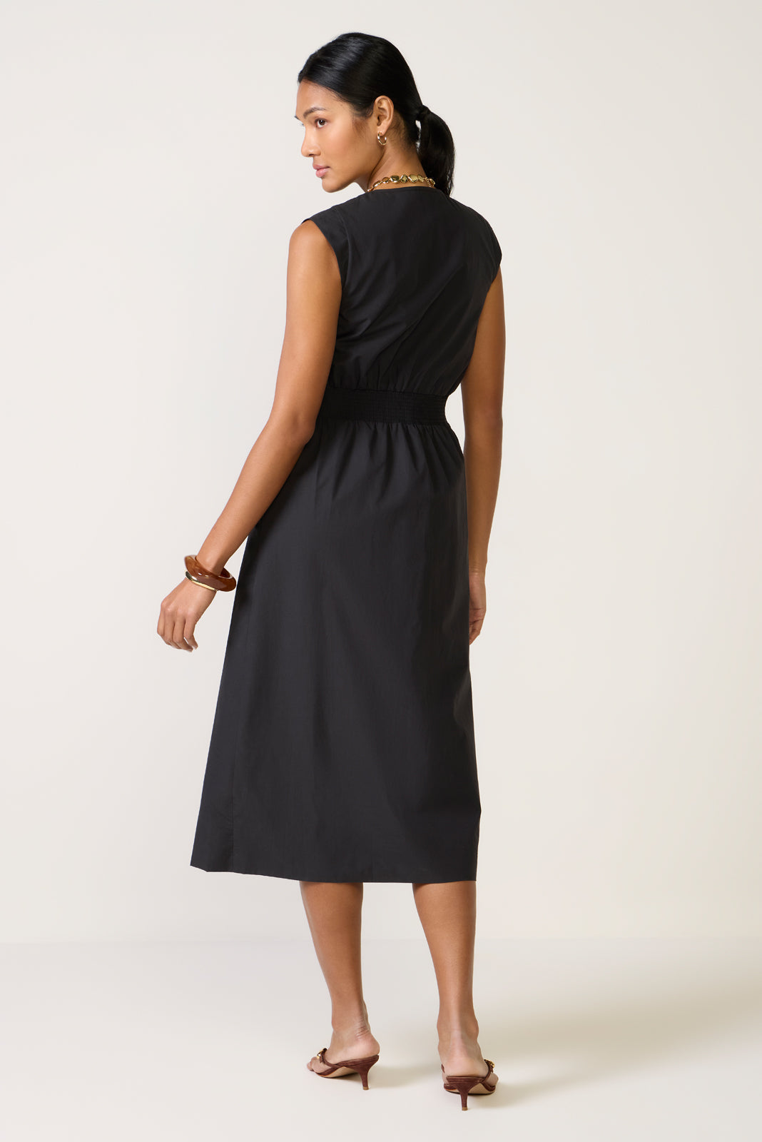 Women's Laurel Zip Front Midi Dress