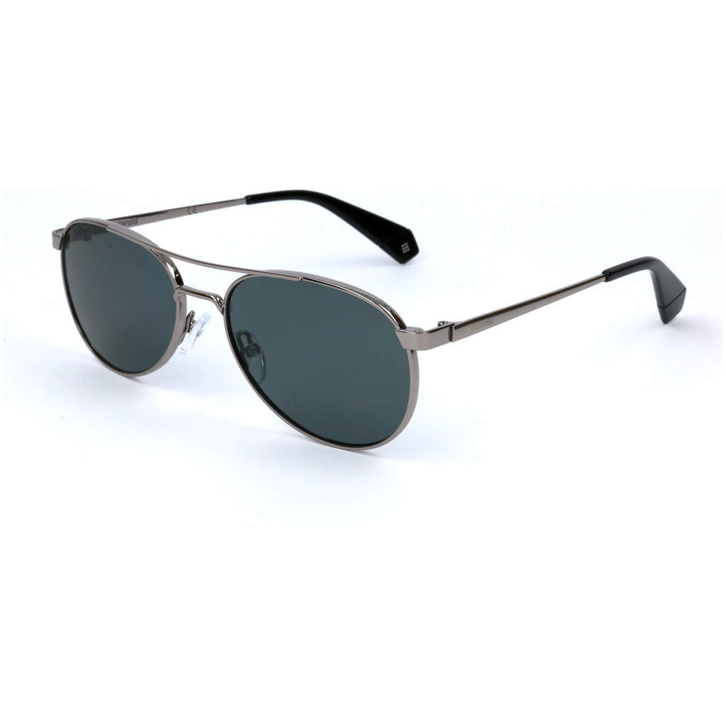 Polaroid Unisex 56 mm Grey Sunglasses