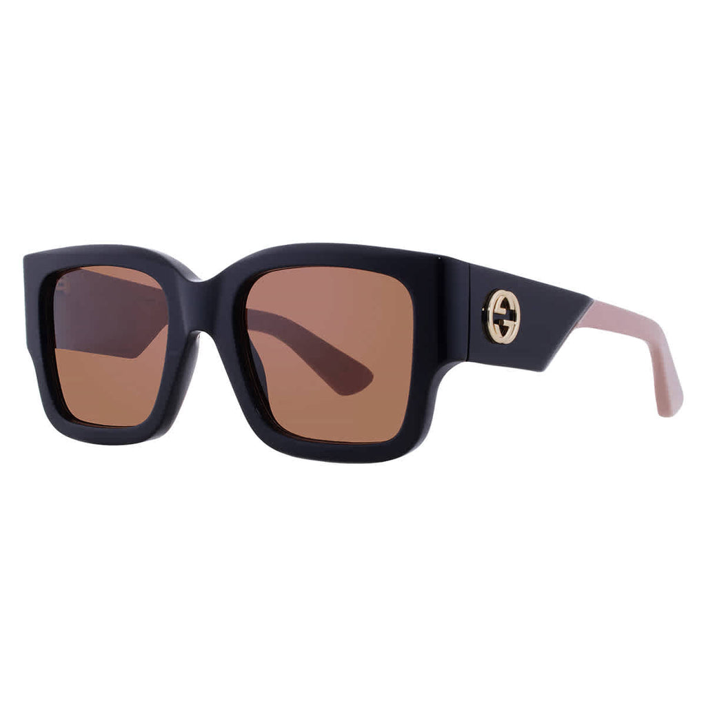 Gucci Brown Square Ladies Sunglasses GG1663S 004 52