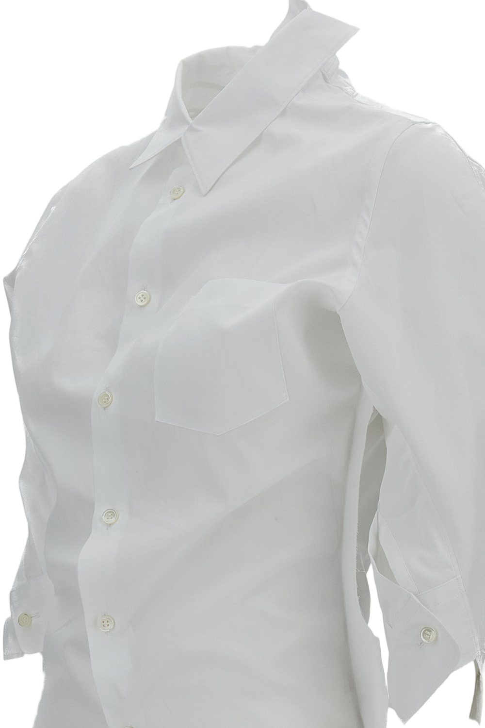 Deconstructed Cotton Shirt