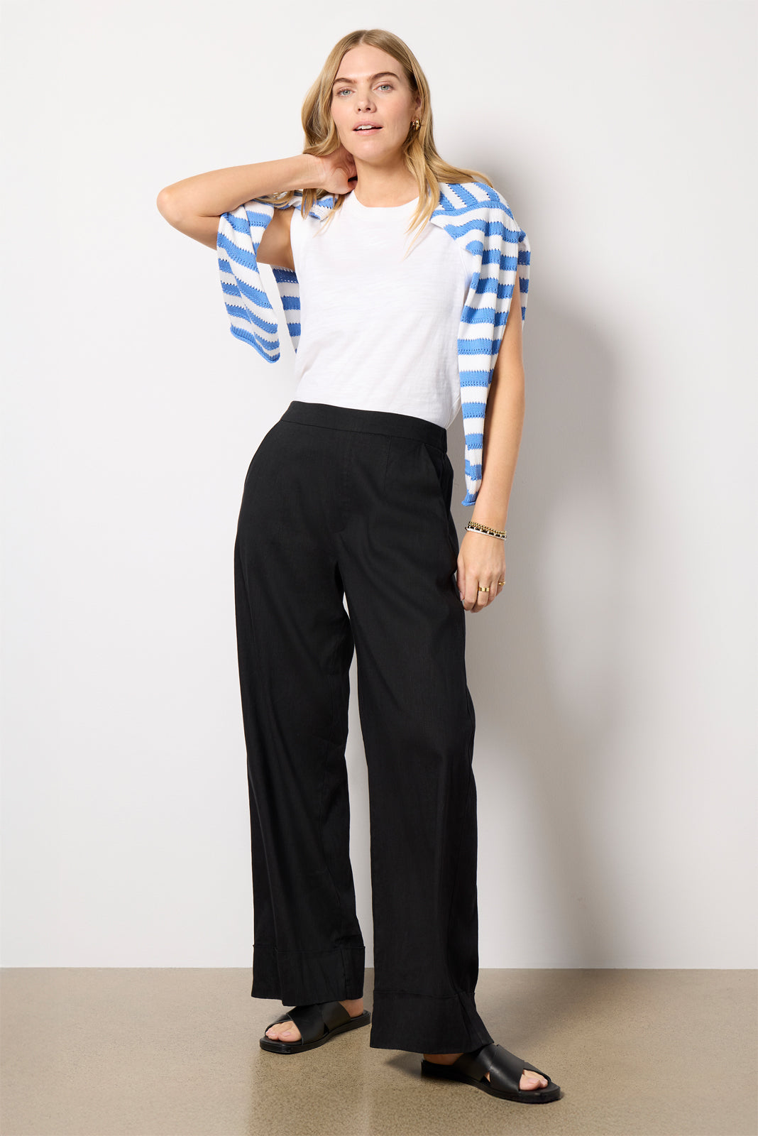 Women's Meg Linen Trouser Pants
