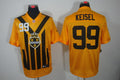 Men's Pittsburgh Steelers Brett Keisel #99 Gold Game Jersey1