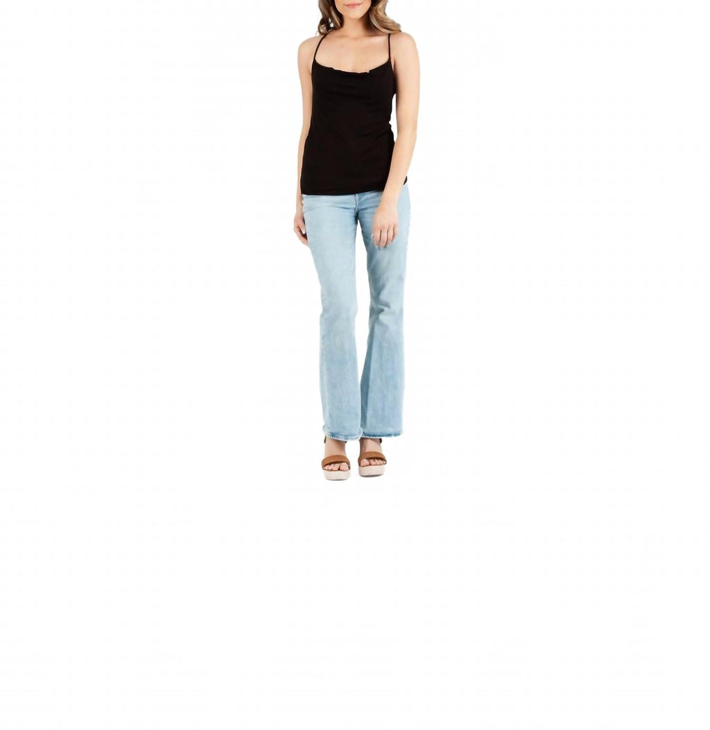 Couture Kelsie Drape Cami In Black