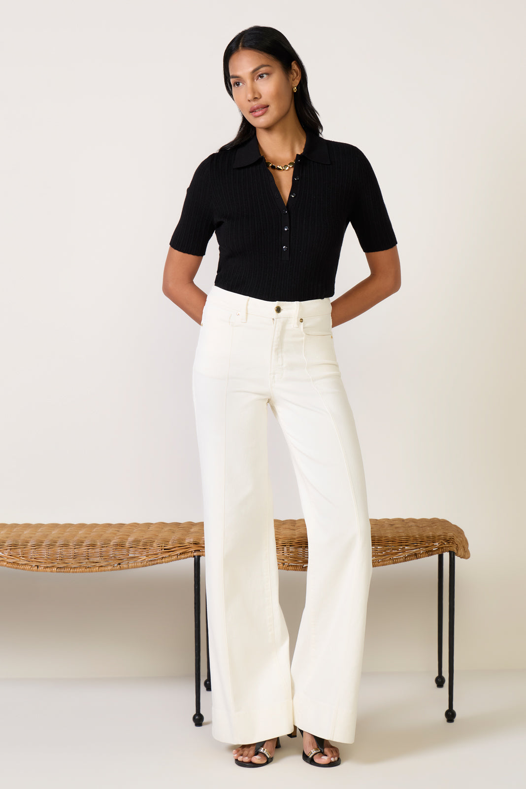 Women's Waist Palazzo Jeans