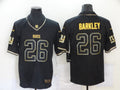 Men's New York Giants Saquon Barkley #26 Black Game Player Jersey1