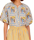 La Puerta Freda Top In Blue