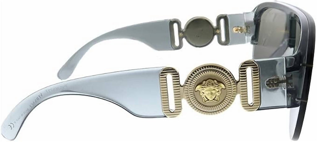 Unisex - Cellulose Acetate Sunglasses In Transparent Grey