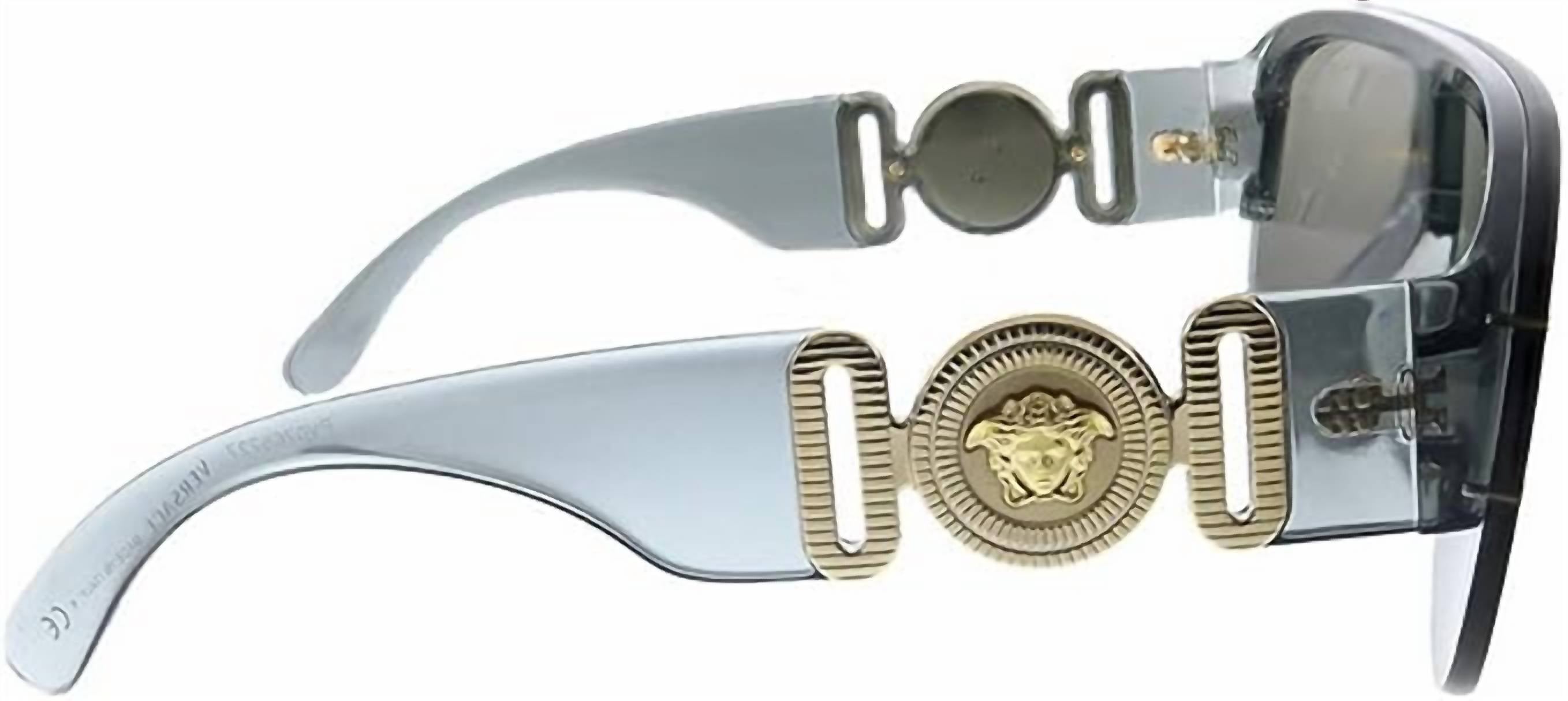 Unisex - Cellulose Acetate Sunglasses In Transparent Grey