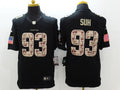Men's Miami Dolphins Ndamukong Suh #93 Black Game Player Jersey1