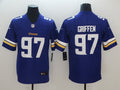 Men's Minnesota Vikings Everson Griffin #97 Purple Game Jersey1