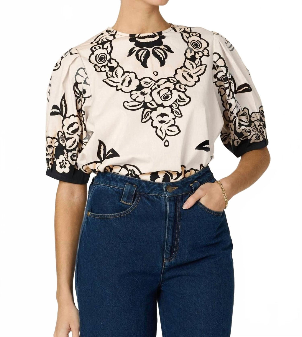 Kinsley Blouse In Botanico Print