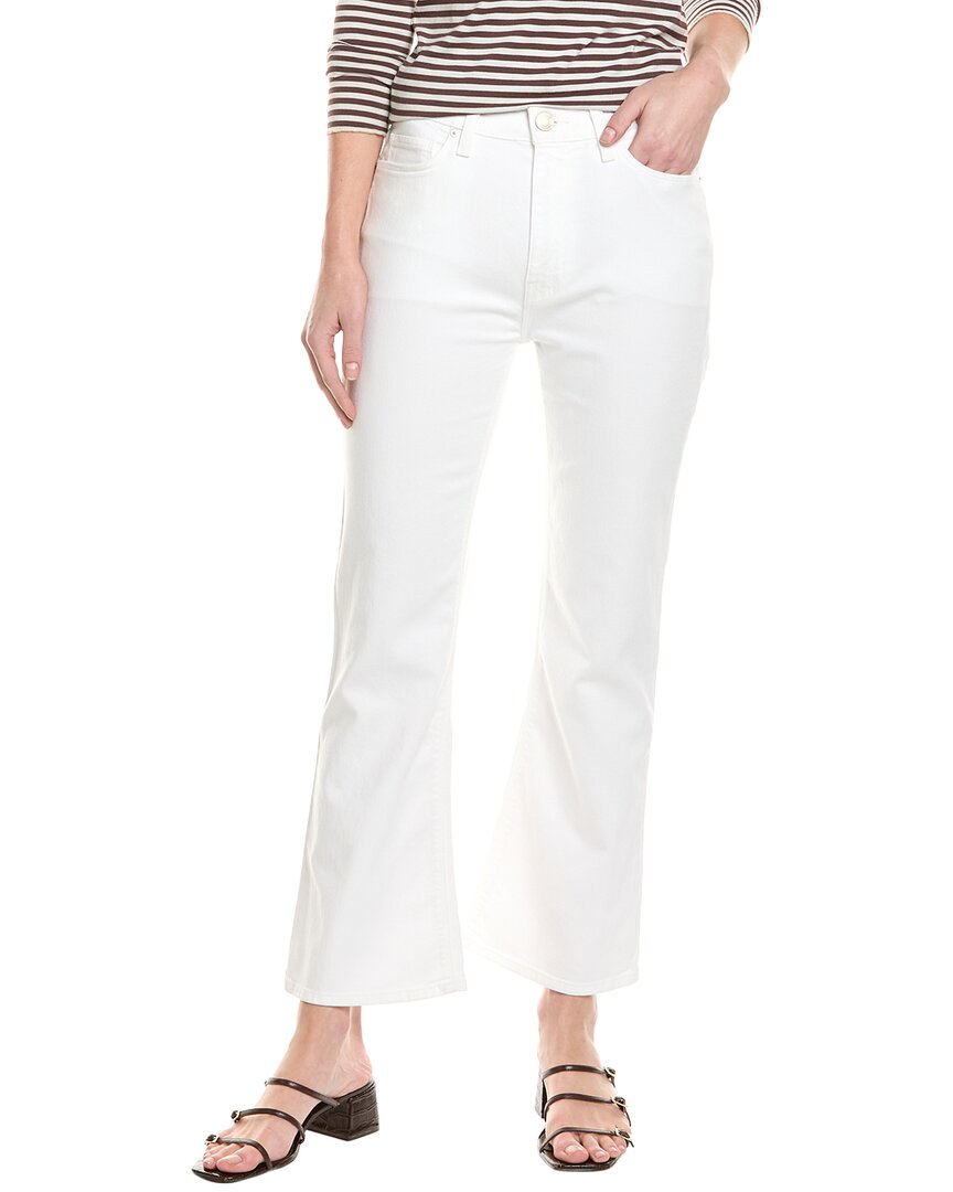 HUDSON Jeans Barbara High-Waist White Bootcut Crop Jean