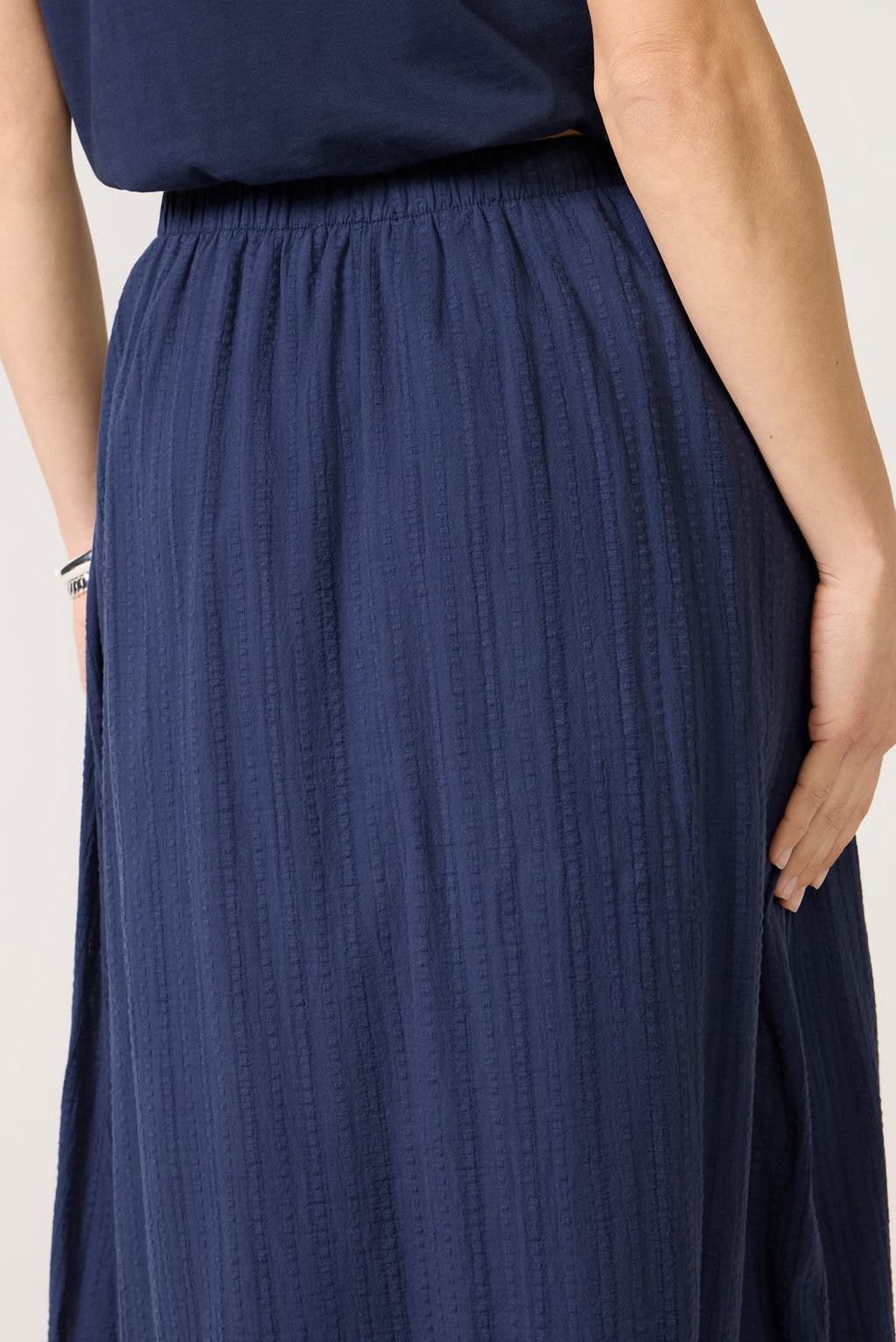 Women's Shadow Stripe Maxi Skirt