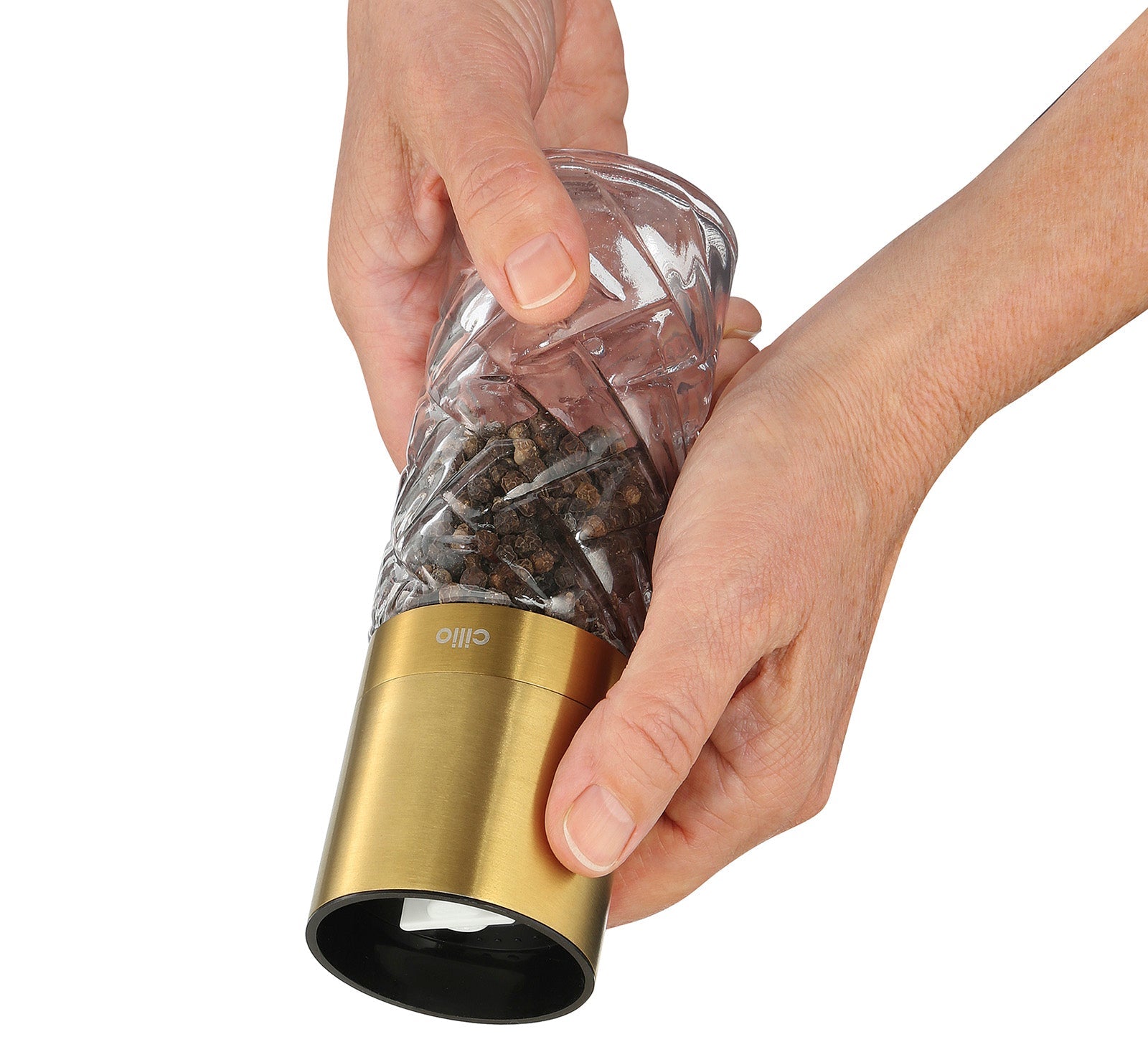 Cilio Cristallo Salt or Pepper Mill 2 Piece Set