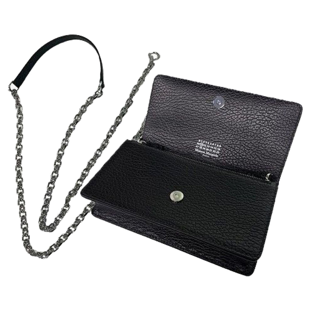 Stitched Chain Wallet Shoulder Bag
