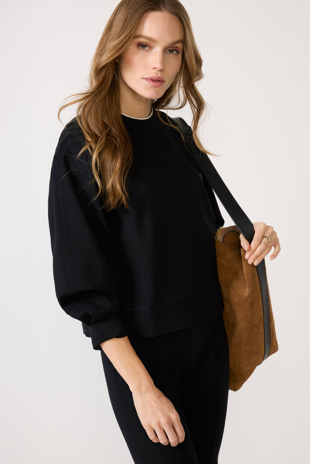 Women's Long Sleeve Crewneck Top