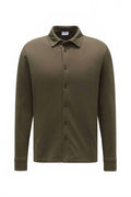 Men's Pique Long Sleeve Tee In Olive