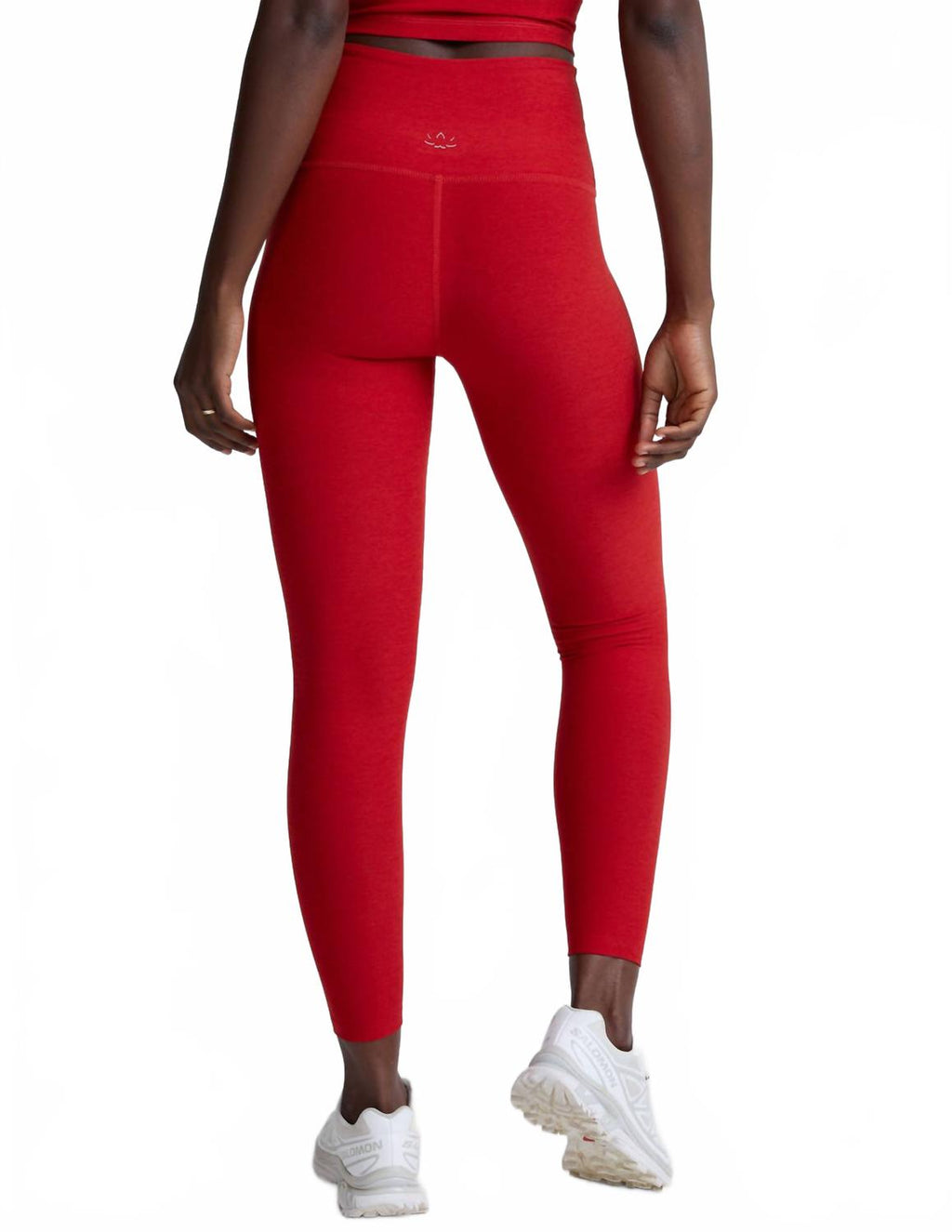 Spacedye Caught In The Midi Highwaist Legging In Holly Red Heather