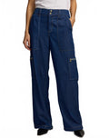 Women's Danni Cargo Pant In Dark Wash