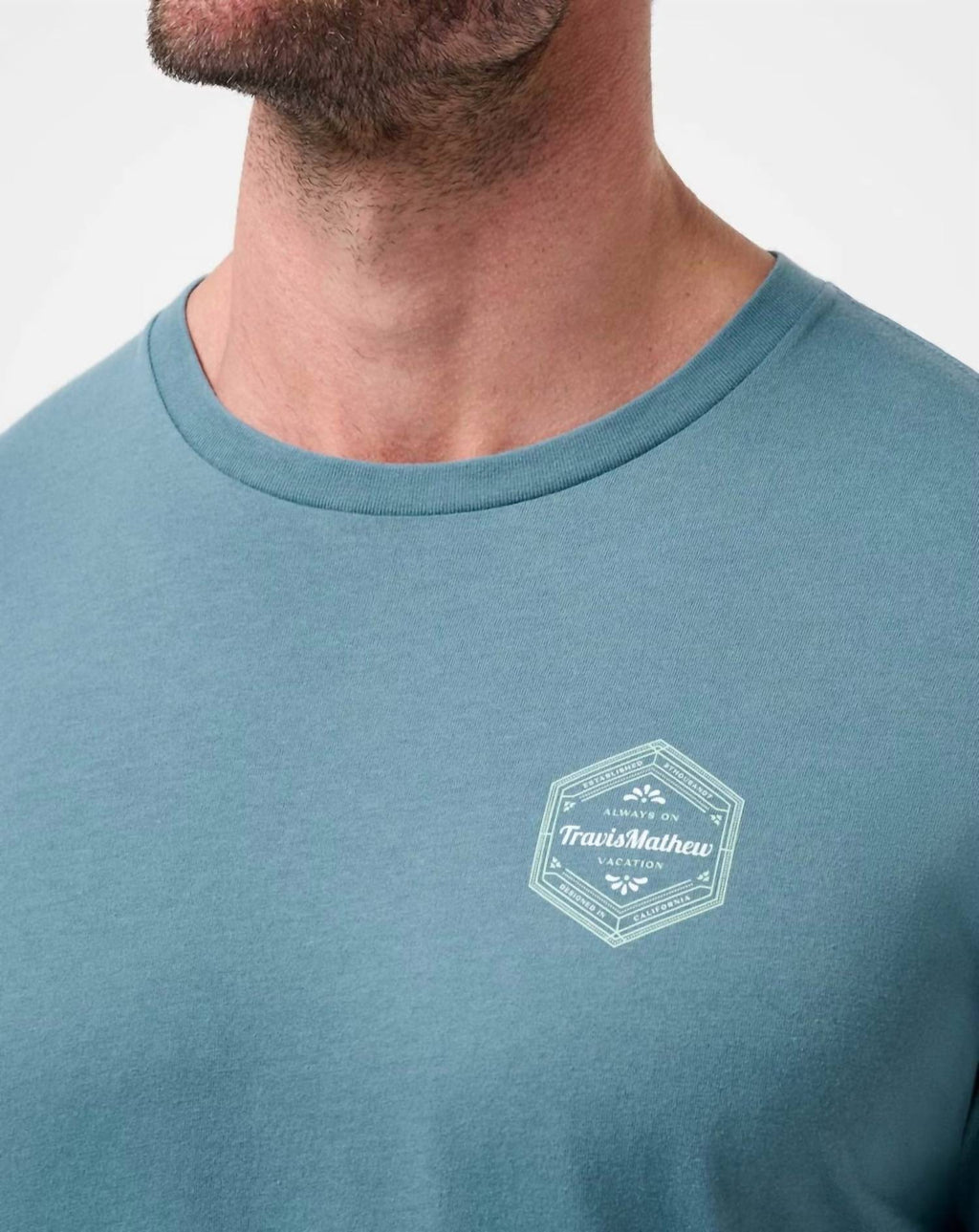 Maximum Stay Short Sleeve Tee In Captains Blue