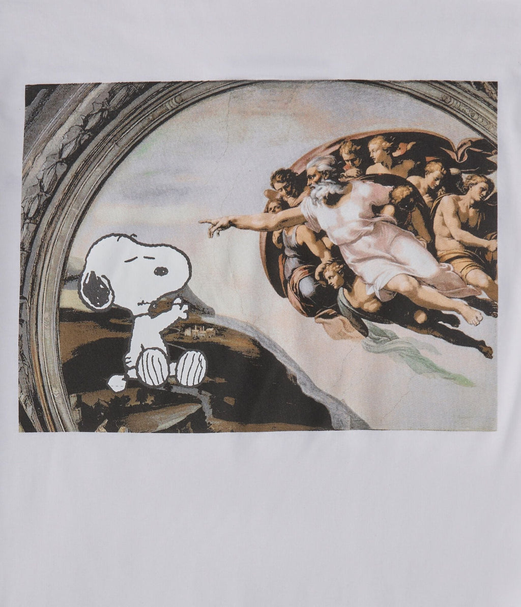 Aeropostale Snoopy The Creation Relaxed Graphic Tee