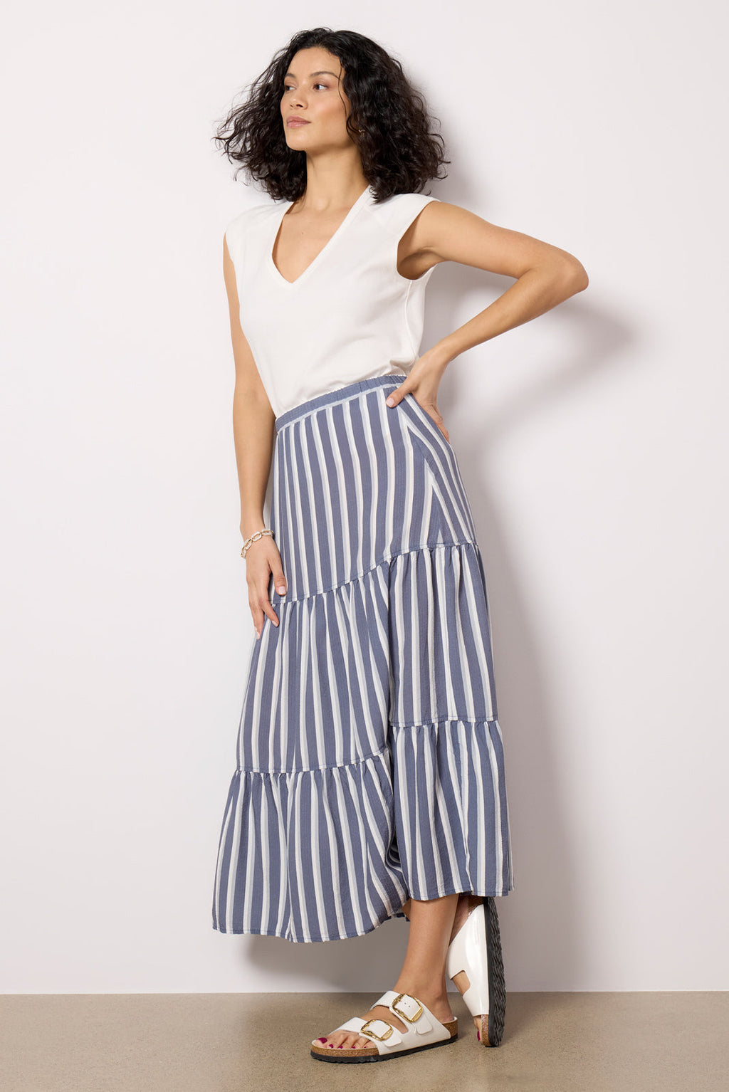 Women's Cali Stripe Skirt