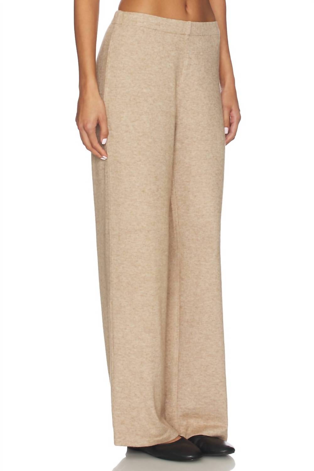Cozy Wide Leg Pant In Bruna
