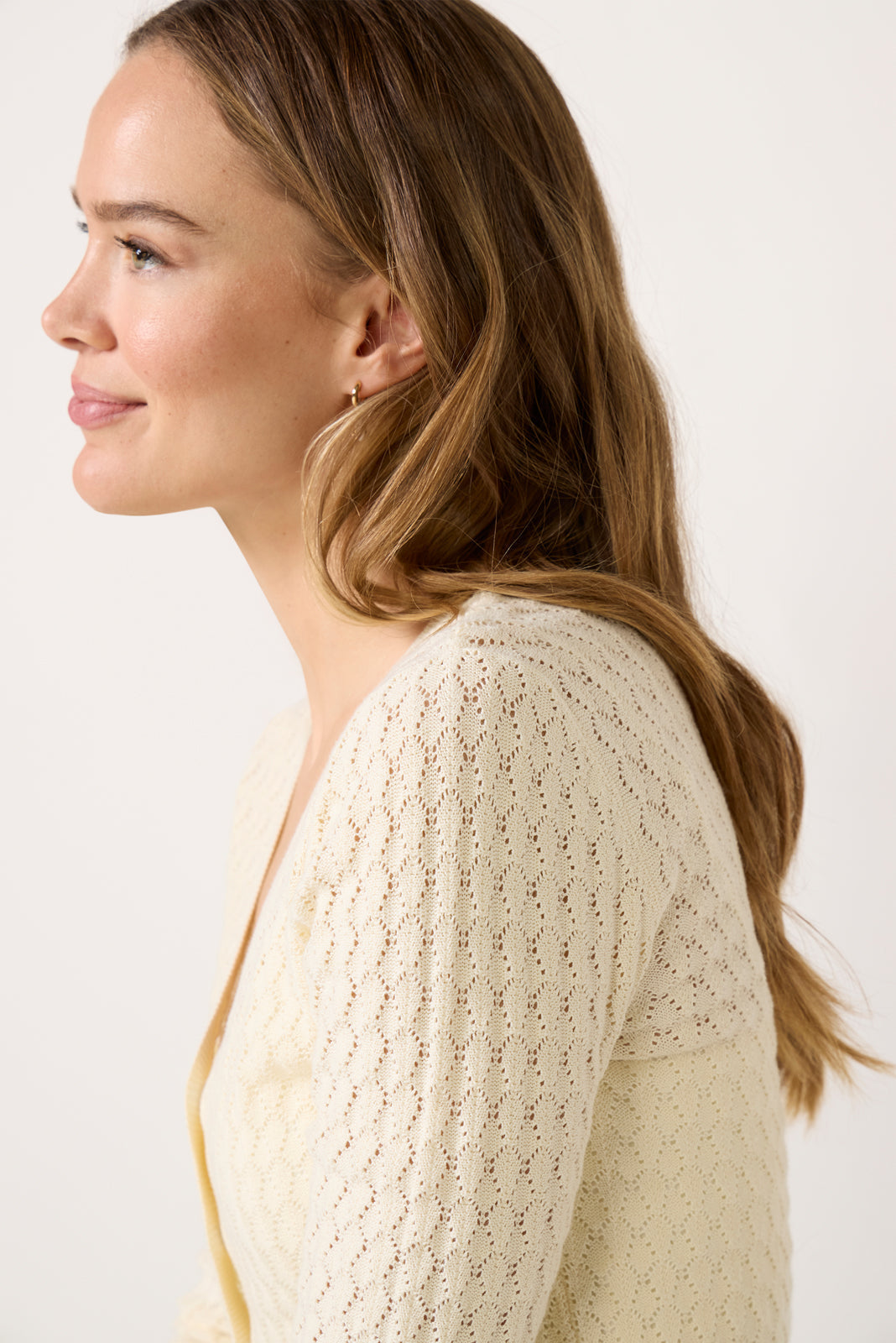 Women's Everyday Pointelle Cardigan