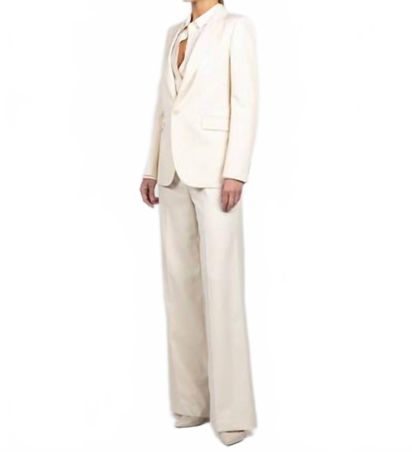 Anabel Tailored Jacket In Stone