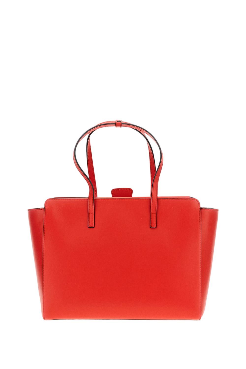 Red Flap L Suede Crossbody Bag