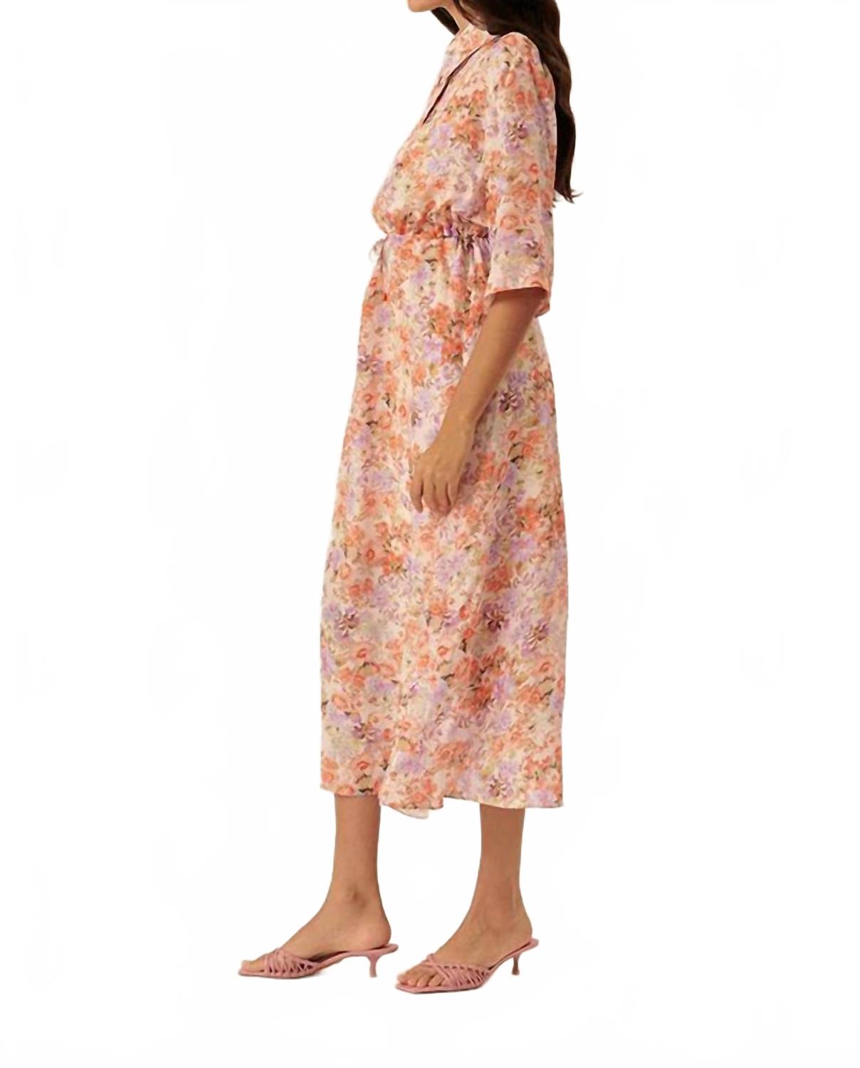 Maliyah Midi Dress In Multi Color