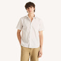 Nautica Mens Wrinkle-Resistant Classic Fit Printed Shirt