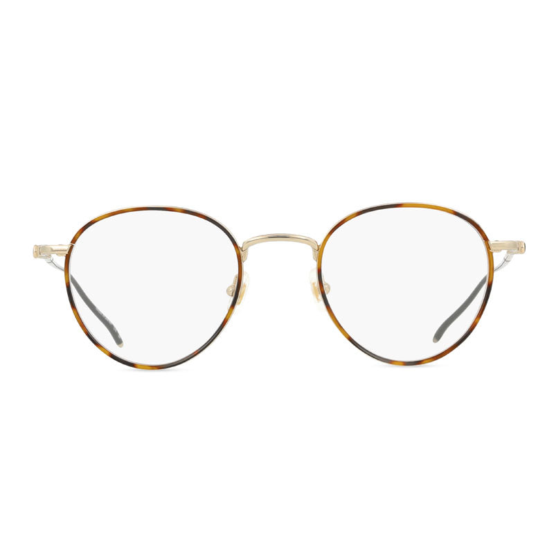 Montblanc Eyeglasses Square Full Rim, Gold/havana Frame And Clear Demo Lens Lens Mb0162O003