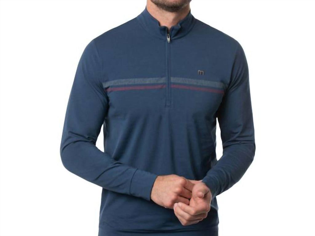 Swinging Hammock Quarter-Zip Jacket In Insignia