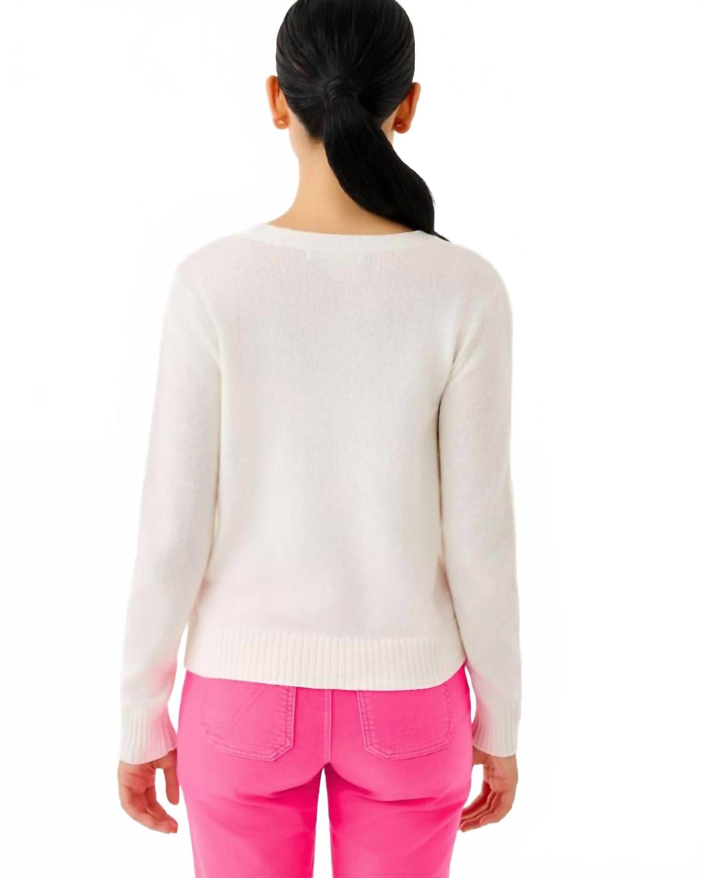 Tippery Cardigan In Coconut Valentines Day