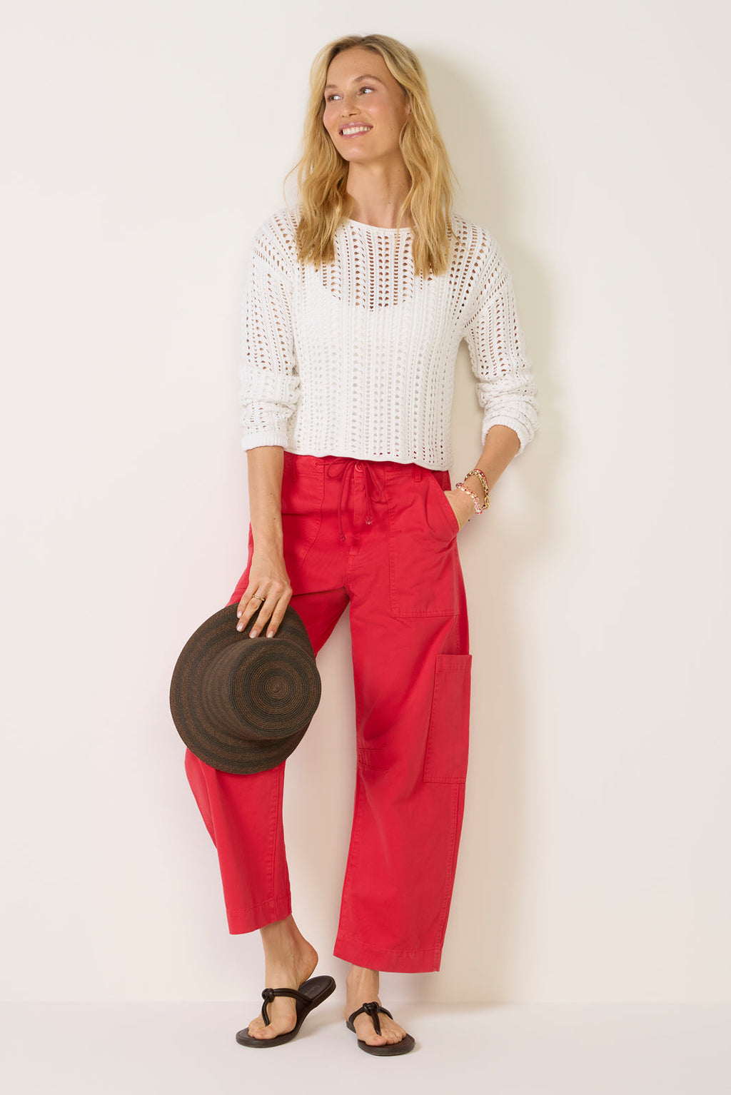 Women's Upland Crochet Sweater Top