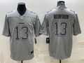 Men's Las Vegas Raiders Hunter Renfrow #13 Gray Atmosphere Fashion Game Jersey1