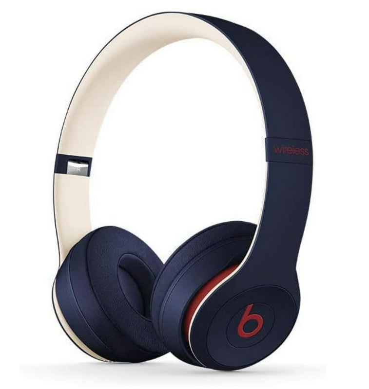 Beats Solo3 Wireless On-Ear Headphones - The Beats Decade Collection - Defiant Black-Red (Renewed)