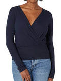 India Surplice Top In Nocturnal